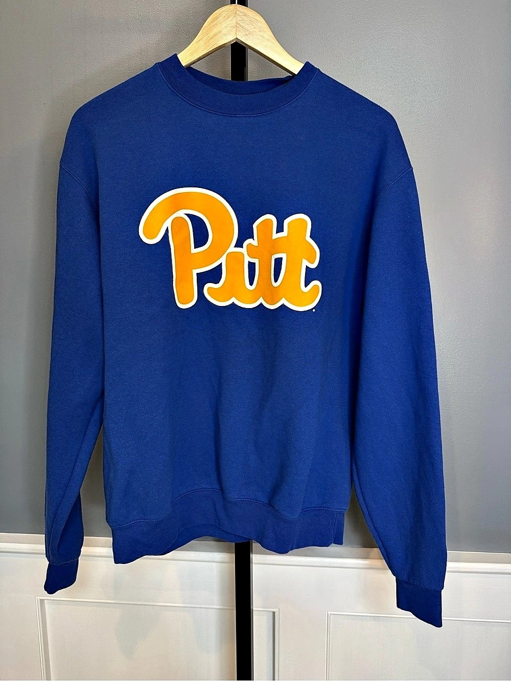 Champion University of Pittsburgh Pitt Panthers Crewneck Sweatshirt M
